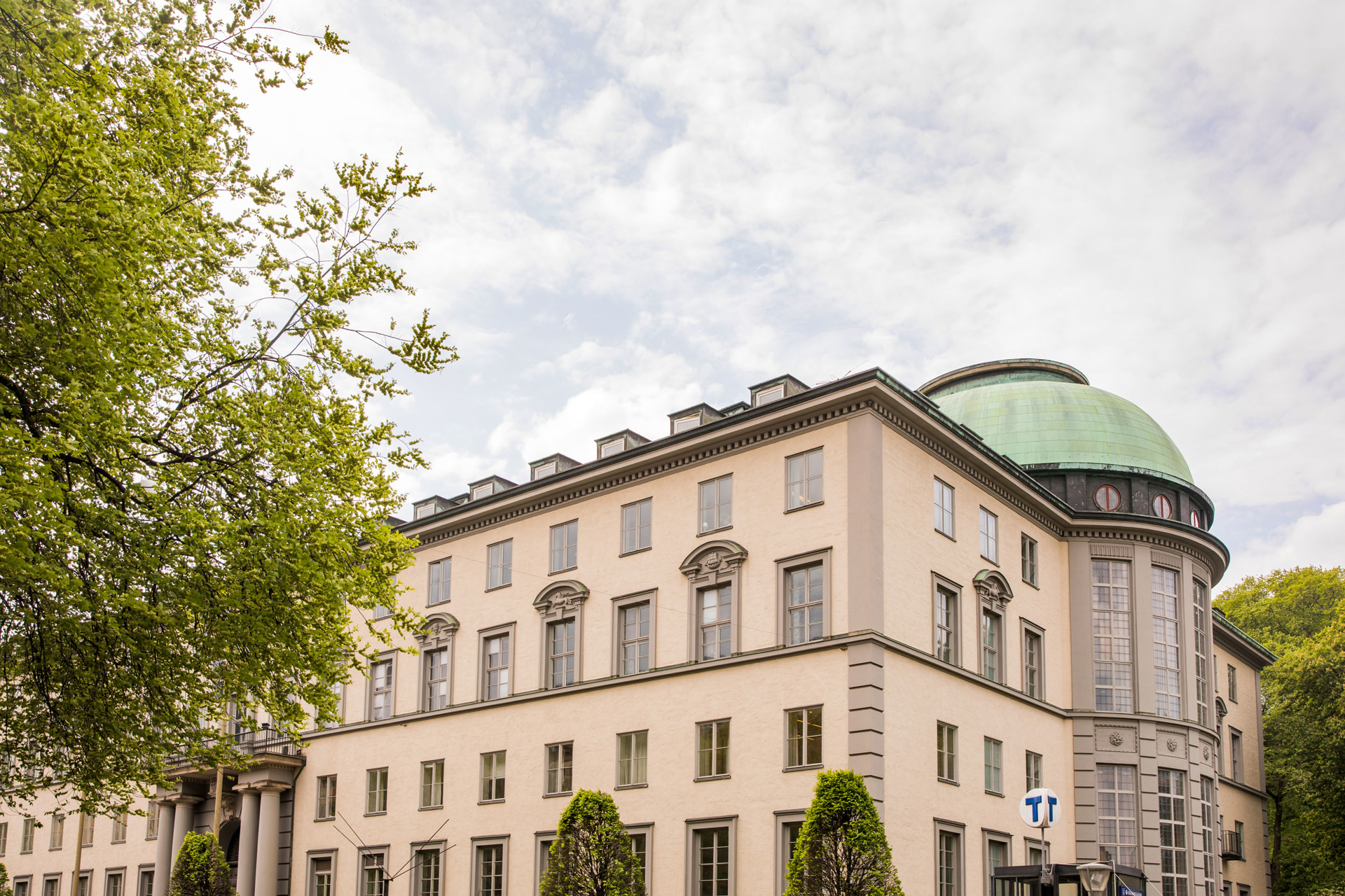 The Stockholm School of Economics building on Sveavägen